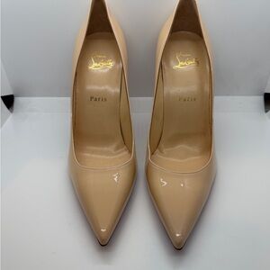Christian Louboutin Beige Patent Heels